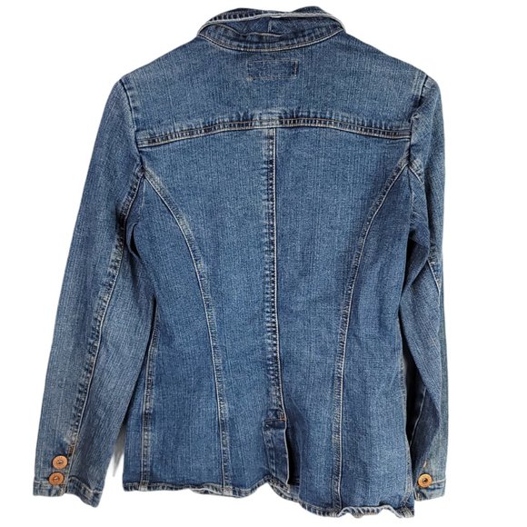 Levis ladies fitted jean jacket with pockets - Picture 2 of 6